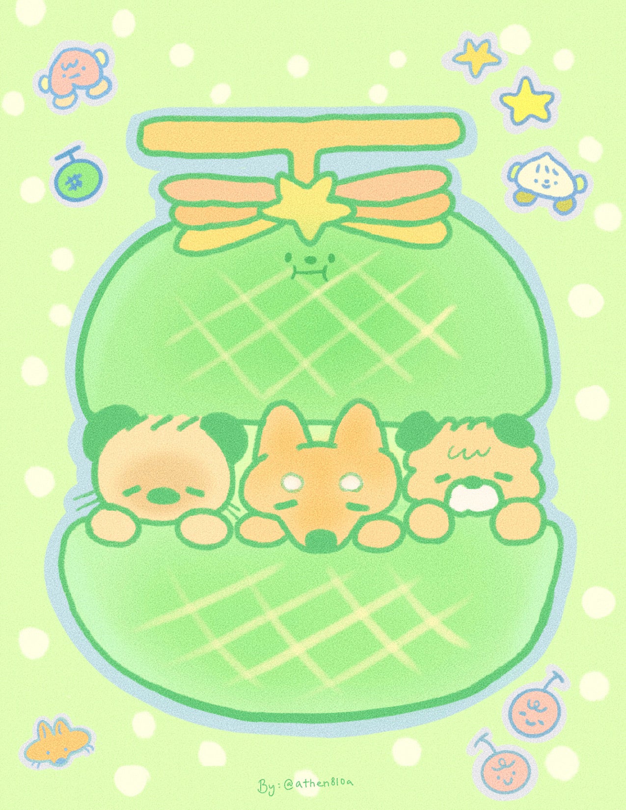 Melon Sticker Sheet