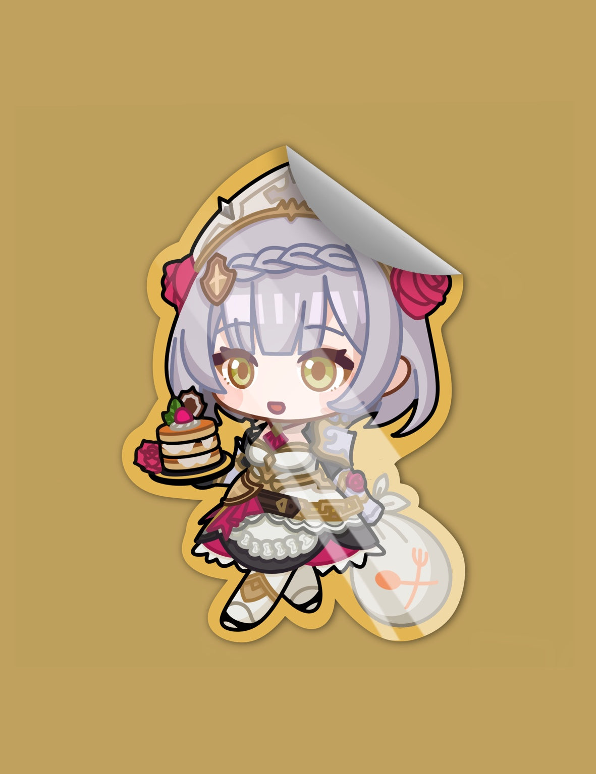Genshin Impact fanart sticker Noelle