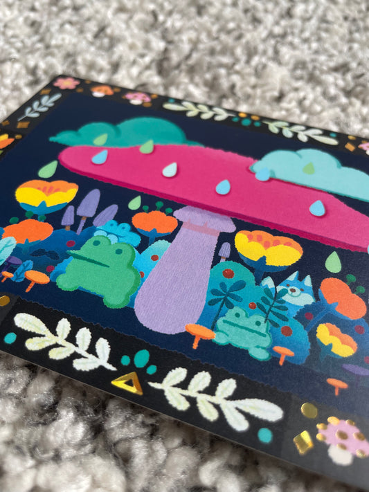 Raining Forest – Art Postcard