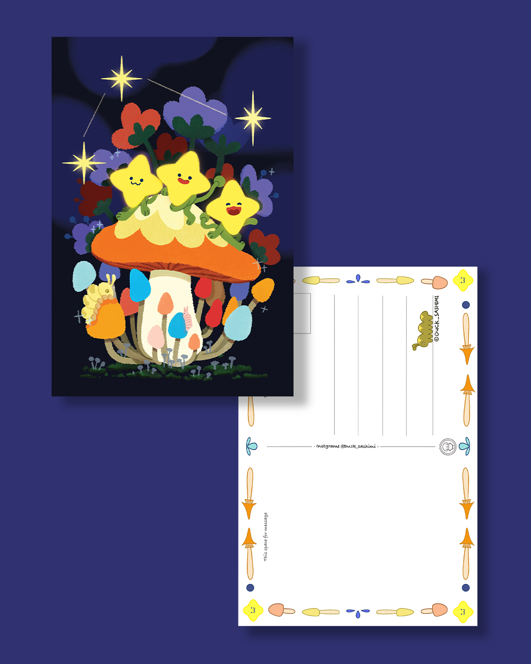 Under the Starlight – Art Postcard