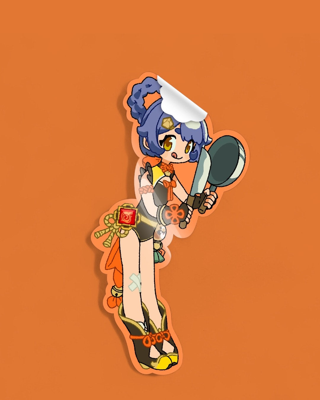 Genshin Imapct fanart sticker Xiangling