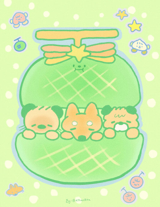 Melon Sticker Sheet