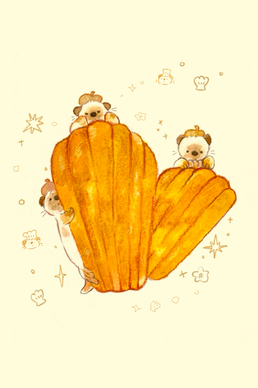 Otter Madeleines Print