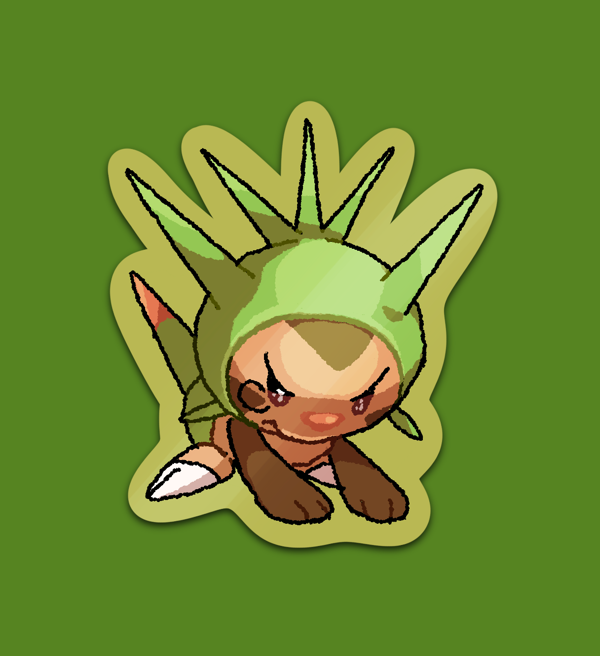 I want em all starters sticker meal