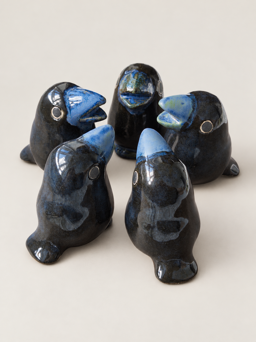 Handmade Ceramic Omikuji_Crow