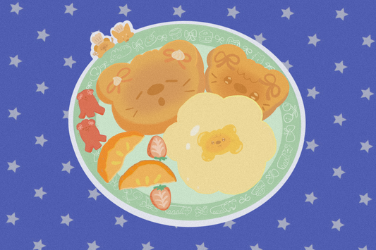 All Day Breakfast Otter Print