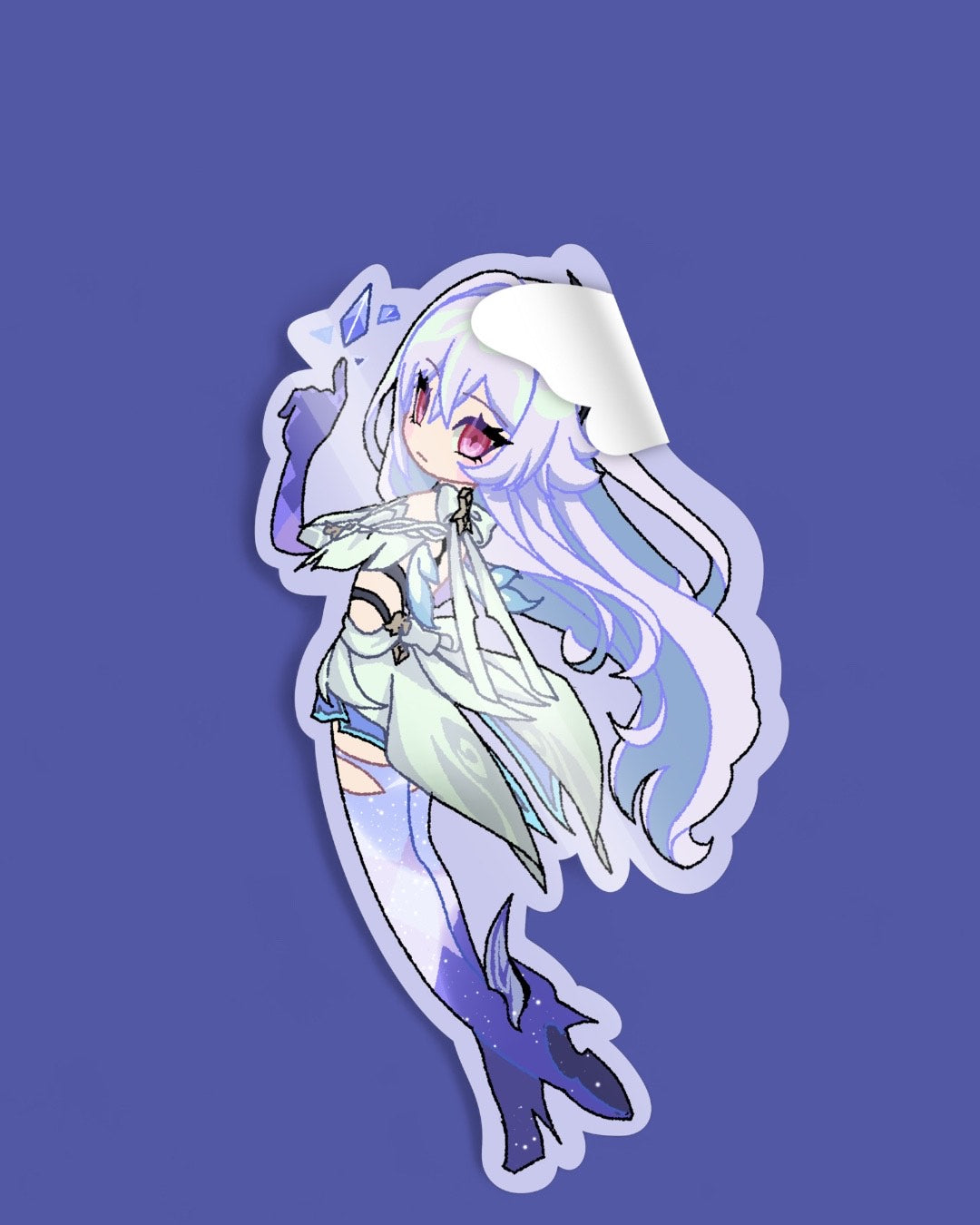 Genshin Imapct fanart sticker Skirk