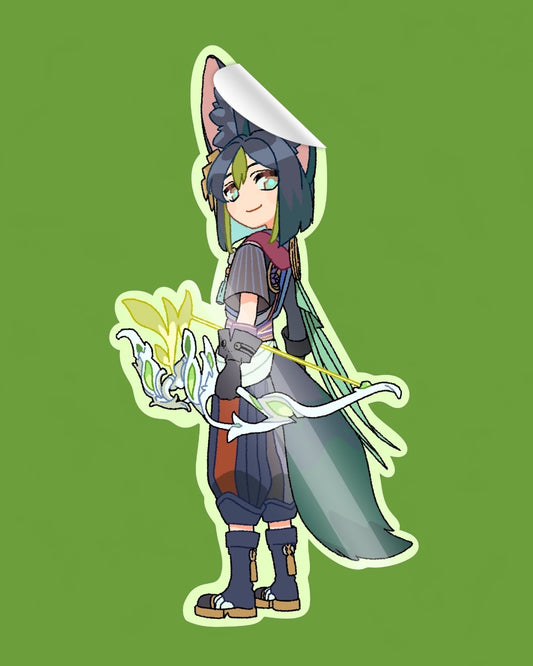 Genshin Impact fanart sticker Tighnari