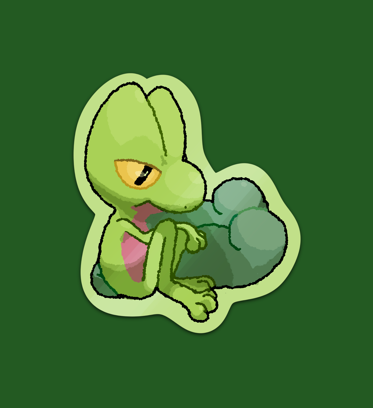 I want em all starters sticker meal