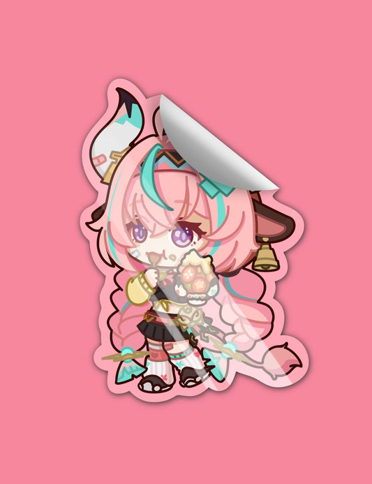 Genshin Impact fanart sticker Varesa