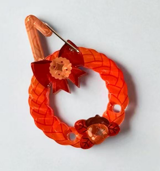Fox& Autumn Acrylic Carabiner