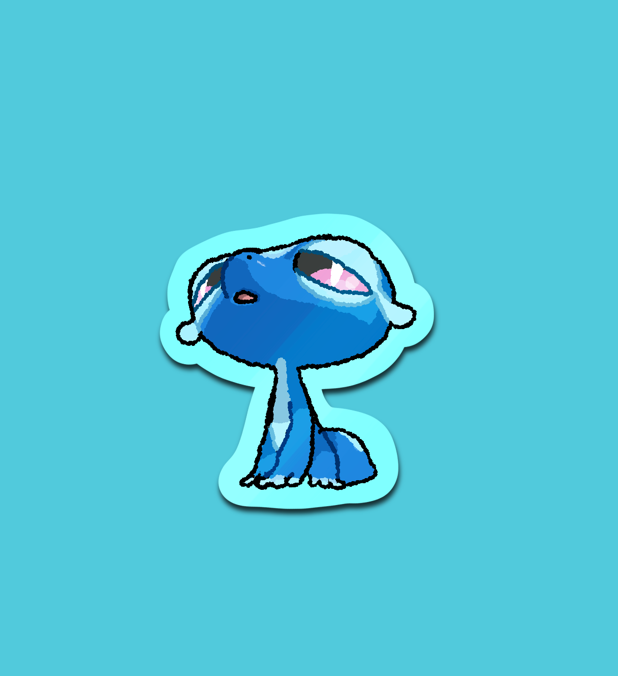 Starters Pokemon Vinyl Sticker - Water