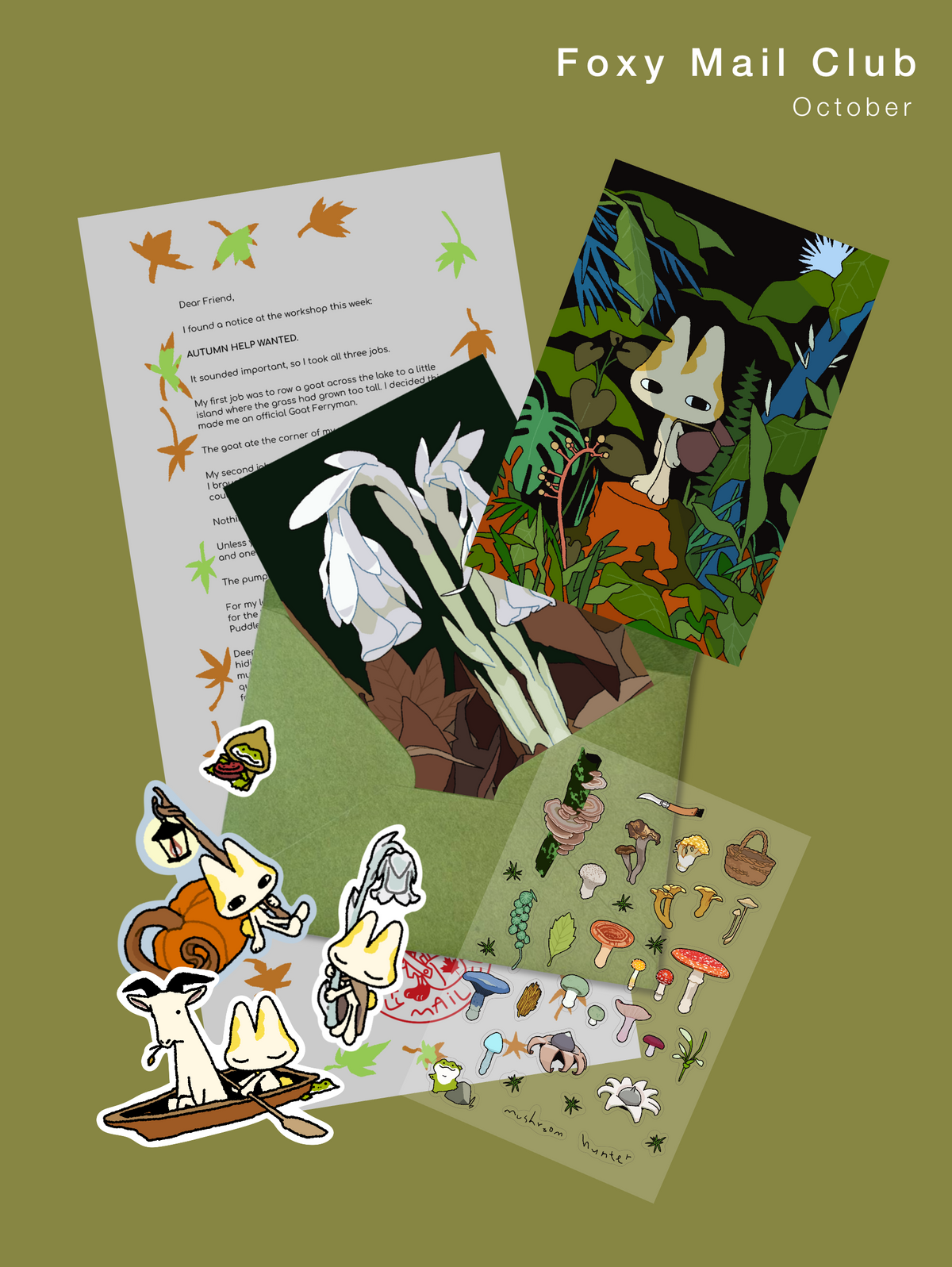 Monthly Foxy Mail Club