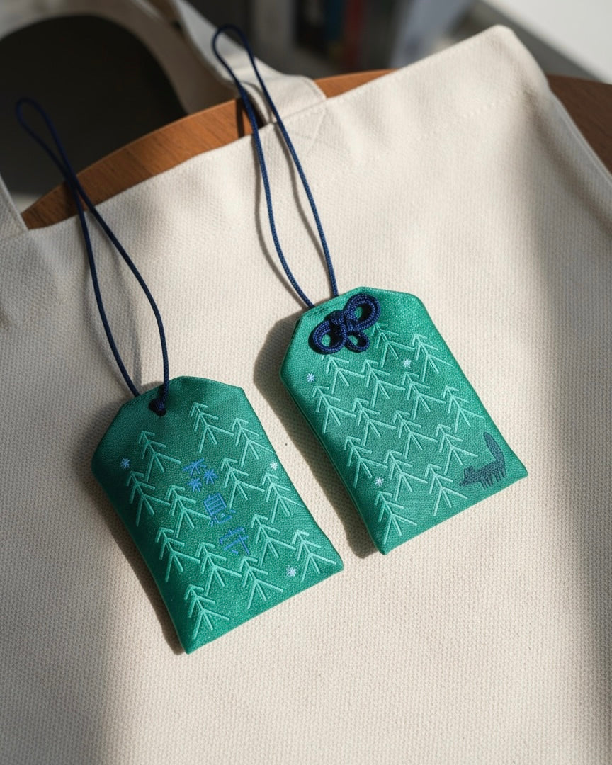 Forest Breath Omamori — A Charm for Rest & Renewal