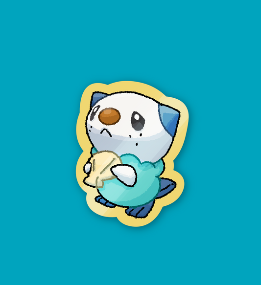 Oshawott pokemon sticker
