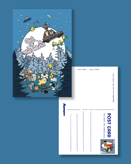 Small Tear Club BBF – Original Art Postcard