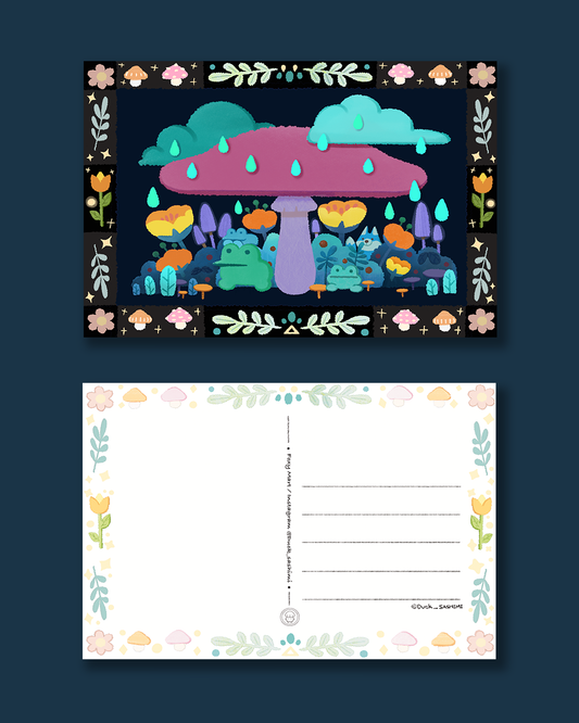 Raining Forest – Art Postcard