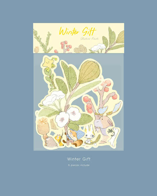 Winter Gift sticker Pack